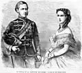 Le Prince et la Princesse de Galles, 1867