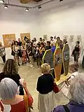 Exposition « Lignes de faille », galerie Françoise Besson, 2022.