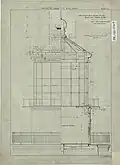 Plan de l'extérieur de la lanterne.