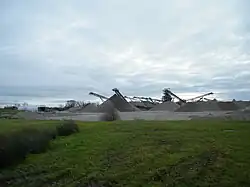Extraction et traitement des galets à Bihen.