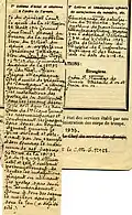 Extrait état des services
