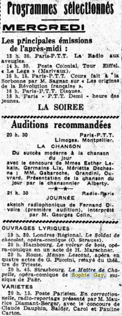 extrait de journal
