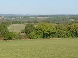 Paysage près d'Eymouthiers.