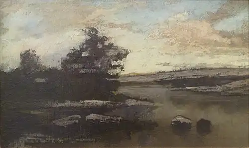 Neige à Thozée, 1870.