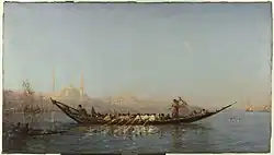 Constantinople, le caïque de la sultane par Félix Ziem, 1880-1890 (Petit Palais, Paris).