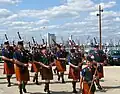 De La Salle Scout Pipe-band lors du Fête des Langoustines 2009.