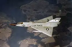 Convair F-106 Delta Dart (premier vol en décembre 1956), 340 construits.