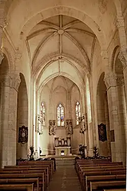 Chapelle axiale de Saint-Eutrope de Saintes, XVIe siècle.
