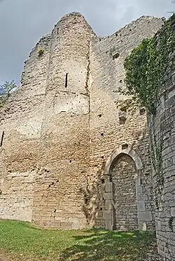 Tour de la Guette, côté extérieur.