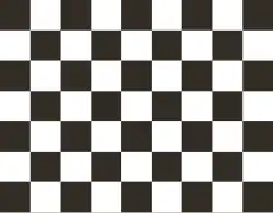 Représentation du drapeau à damier signifiant la fin de la course.