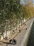 Port entre la passerelle Léopold-Sédar-Senghor et le pont Royal.