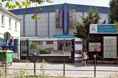 La halle Georges-Carpentier pendant les Jeux Olympiques de Paris en 2024.