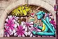 Fresque, boulevard Vincent Auriol.