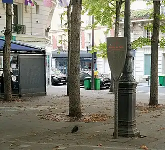 Panneau Histoire de Paris "Fête de la Raison".