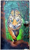 Le tigre, Pesca, rue Jean-Marie Jégo, 2019.
