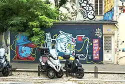 N°29 : fresque en face de la place de la Commune de Paris.