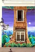 Oiseau (détail), Louyz, rue Gérard.