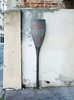 Panneau Histoire de Paris : la Ruche.