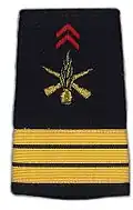 Fourreau d'épaule d'infanterie au grade de capitaine.