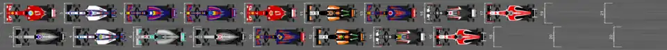 Schéma de la première séance d'essais libres du Grand Prix d'Australie 2014