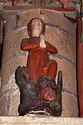 Statue de sainte Marguerite.