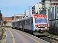 Rame de 2 autorails jumelés FSE ALn 83+84 liaison Bari-Martina Franca (2014)