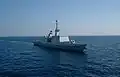 L'Aconit en mer en 1999.
