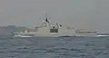 La Fayette salue les derniers bâtiments du groupe aéronaval de retour à Toulon (1er juillet 2002).