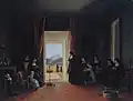 L'École des sœurs, huile sur toile par François-Marius Granet, 1833. Salon de 1833. Musée Granet, Aix-en-Provence.