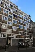 Façade des numéros 24-26 rue Godefroid de Bouillon