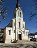 Façade de l'église.