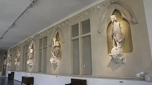 Reconstitution de la façade de la Maison des Musiciens.