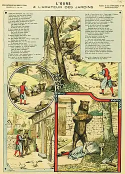 Image d’Épinal, estampe de E. Phosti (1895).
