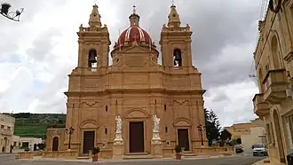 Façade de l'Eglise paroissiale du Corpus Christi