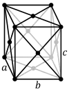Orthorhombique à faces centrées (γ)