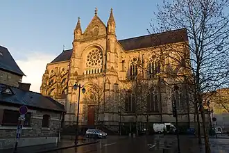 La façade ouest.