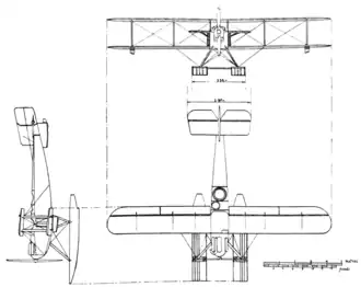 vue en plan de l’avion