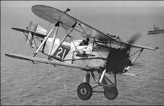Vue de l'avion.