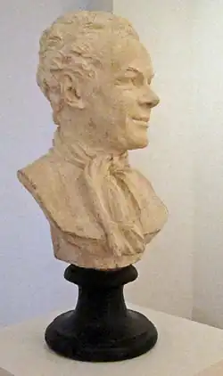 Marie-Anne Collot, Buste d'Étienne Maurice Falconet (1767-1773), plâtre.