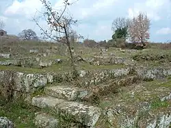 Vestiges du théâtre de Falerii Novi.