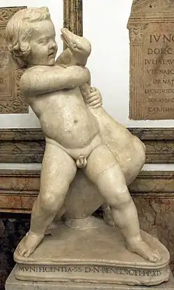 Enfant étranglant l'oie (œuvre romaine, d'après un original de Boéthos de Chalcédoine du IIe&nbsp;siècle&nbsp;av. J.-C.