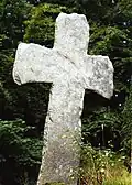 Croix médiévale de Sola, Rogaland, à côté de l'église.