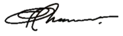 signature de Farkhad Akhmedov