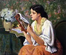 Femme au magazine féminin (avant1918)