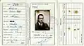 Fausse carte d'identité de Martial utilisée pendant la guerre