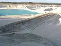 Les carrières de calcaire.