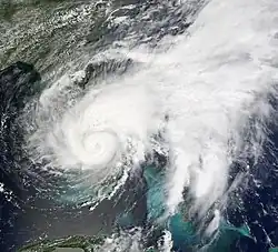 Fya passant sur la Floride le 19 août à 16 h 15 TUC