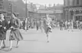 La place d'Armes en pleine heure de pointe en juin 1943