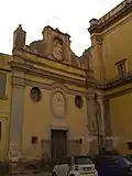 Façade de l'église de l'Archiconfrérie des Blancs de Sainte-Marie-de-la-Foi.