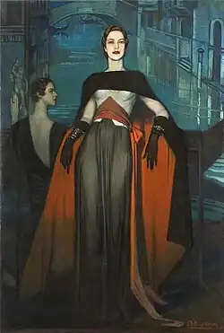 Portrait de Madeleine Bonnardel, comtesse de Montgomery, 1934.